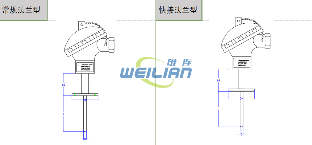 T10系列防爆型鉑電阻溫度傳感器