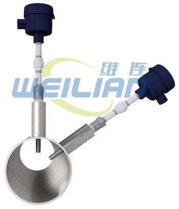 以偏角安裝的熱套管 維連溫度傳感器