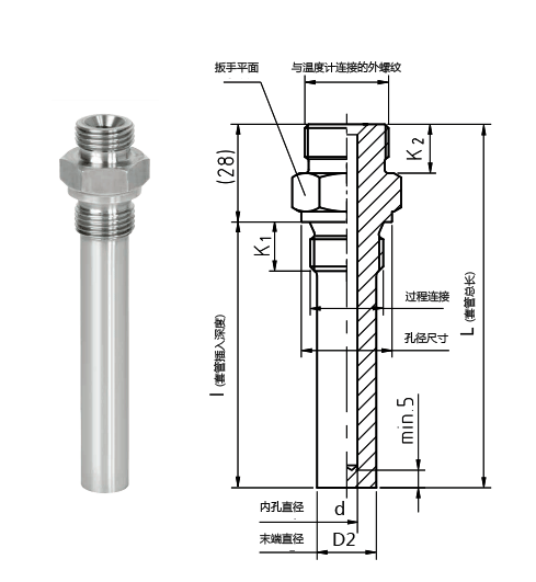 溫度傳感器套管 維連溫度傳感器