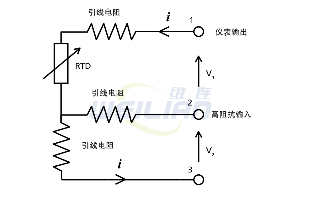 3線技術 維連溫度傳感器